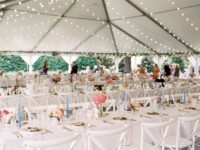 Outdoor Wedding Reception